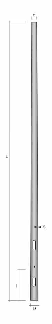 Stalp Conic Ingropat h=5.5m