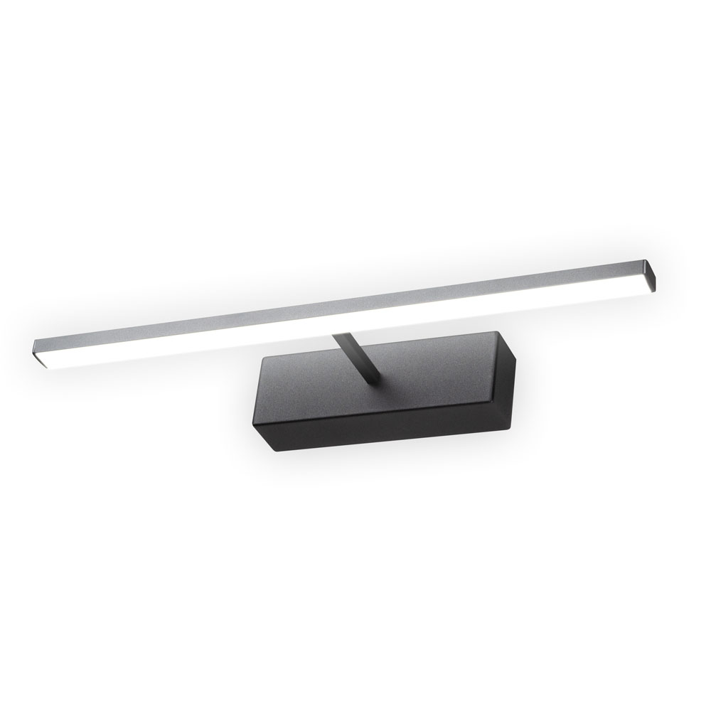 Lampa Picture LED 12W 50cm 4000K IP44, negru, Erste